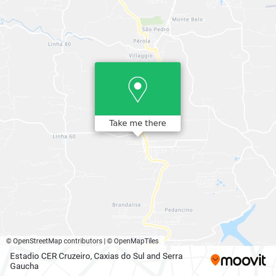 Estadio CER Cruzeiro map