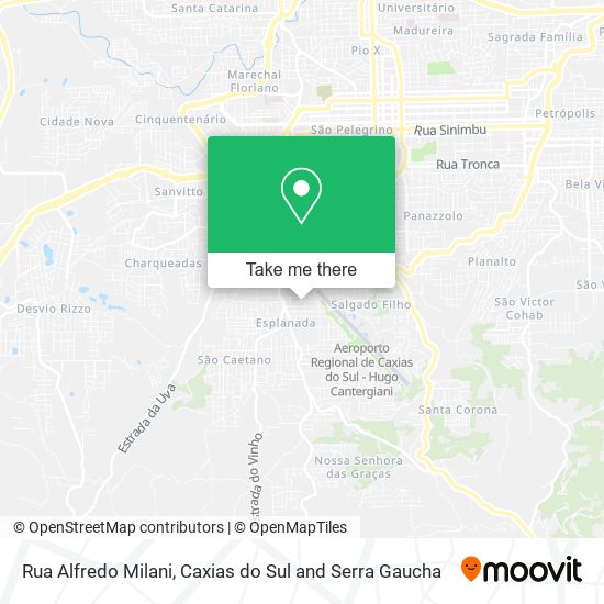 Rua Alfredo Milani map