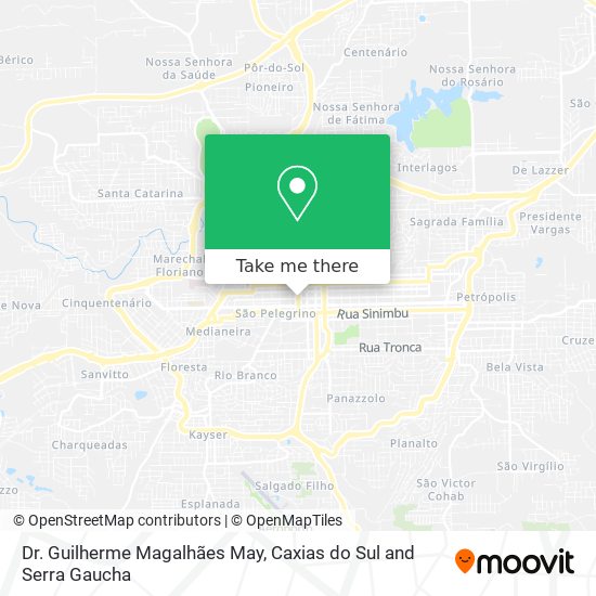 Dr. Guilherme Magalhães May map
