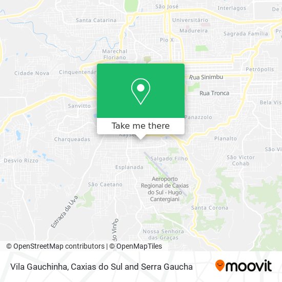 Vila Gauchinha map