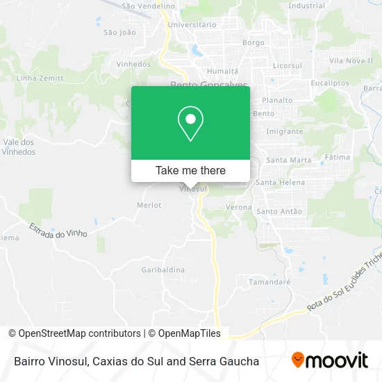 Bairro Vinosul map