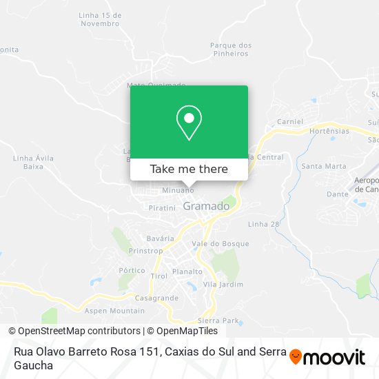 Rua Olavo Barreto Rosa 151 map