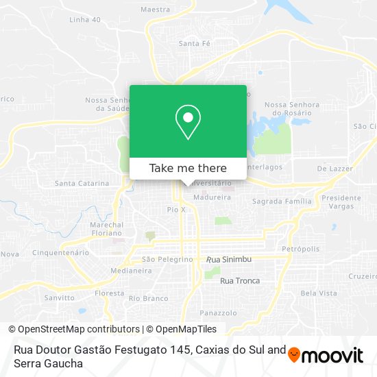 Rua Doutor Gastão Festugato 145 map