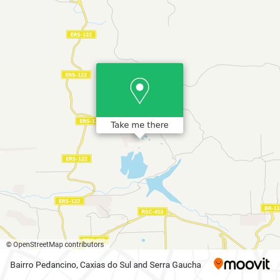 Bairro Pedancino map