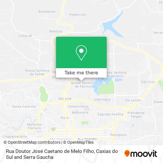 Rua Doutor José Caetano de Melo Filho map