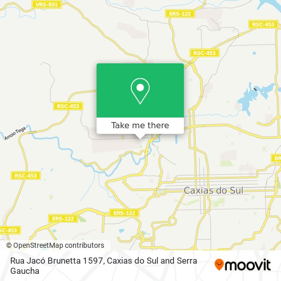 Rua Jacó Brunetta 1597 map