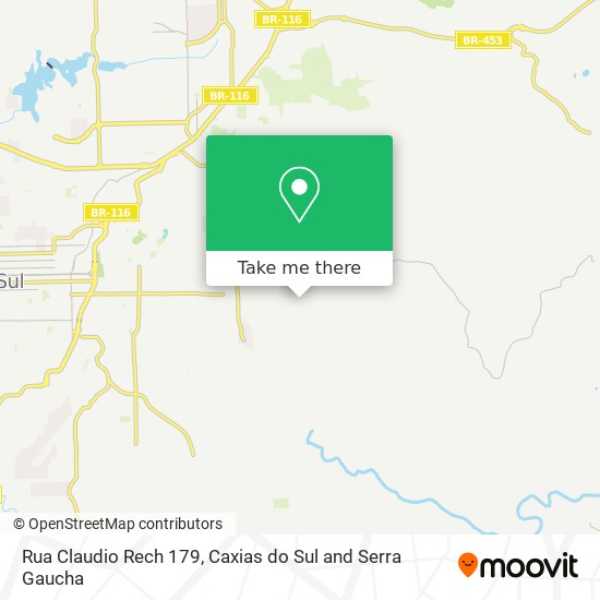 Rua Claudio Rech 179 map