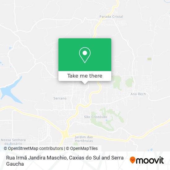 Rua Irmã Jandira Maschio map