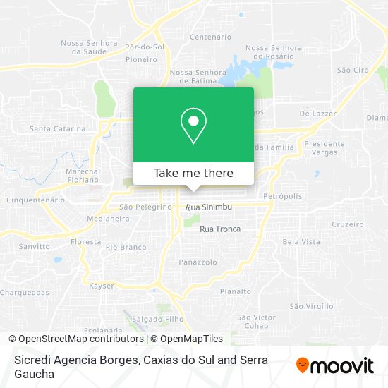 Sicredi Agencia Borges map