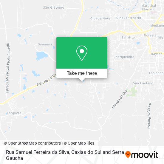 Rua Samuel Ferreira da Silva map