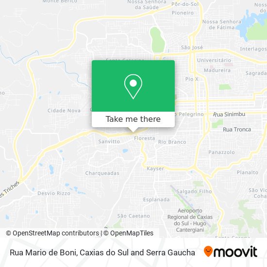 Rua Mario de Boni map
