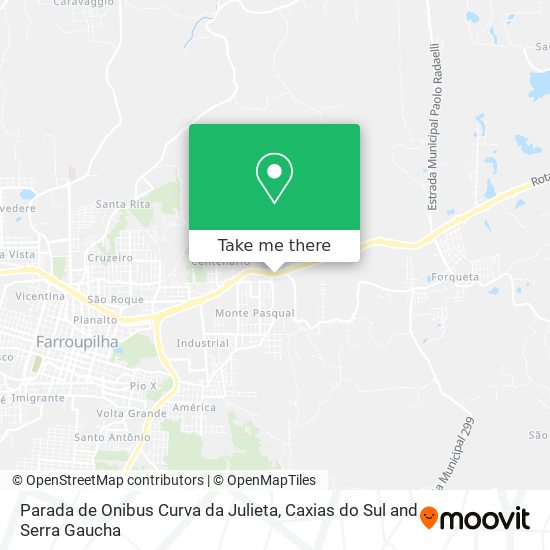 Parada de Onibus Curva da Julieta map