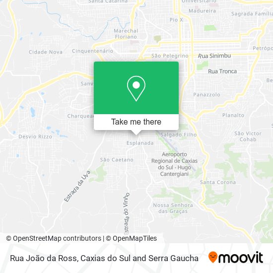 Rua João da Ross map
