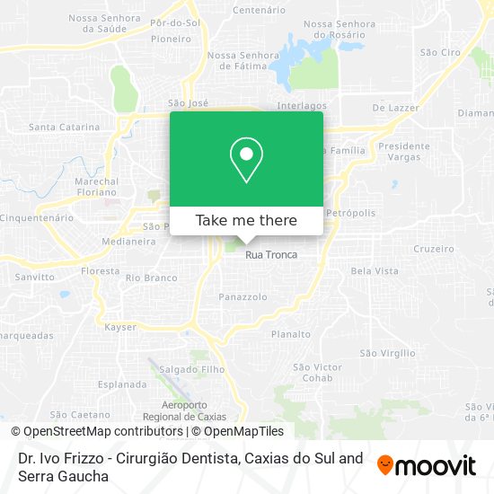 Dr. Ivo Frizzo - Cirurgião Dentista map