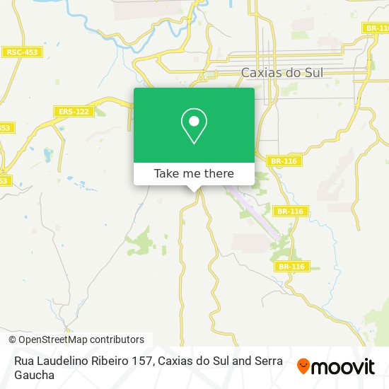 Rua Laudelino Ribeiro 157 map