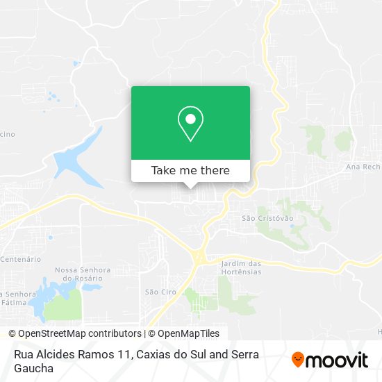 Mapa Rua Alcides Ramos 11