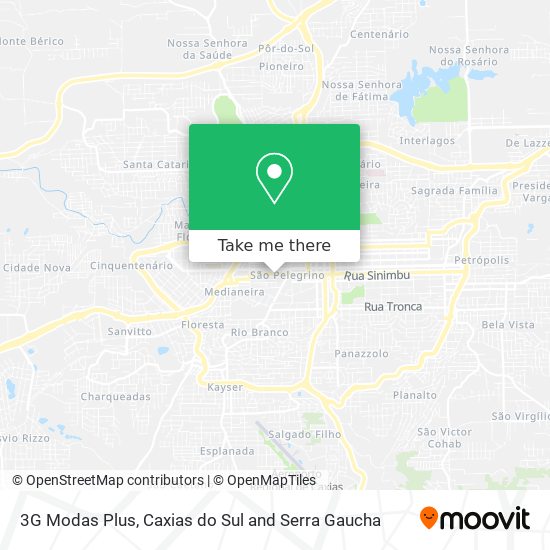 3G Modas Plus map