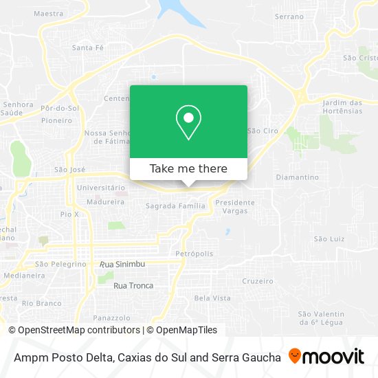 Ampm Posto Delta map