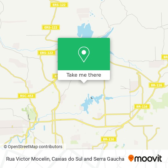 Rua Victor Mocelin map