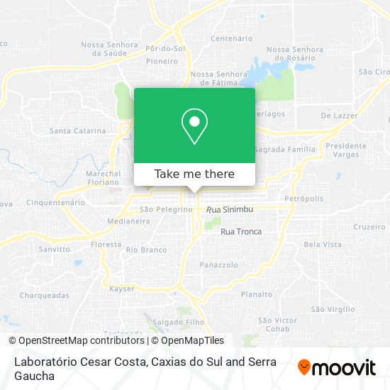 Laboratório Cesar Costa map