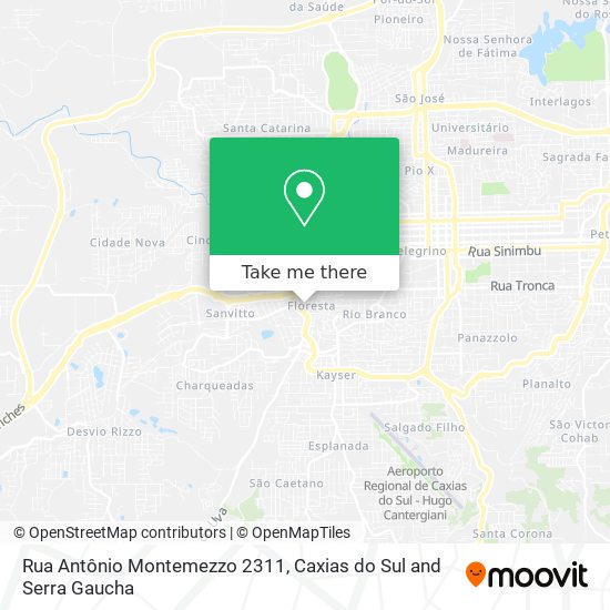Rua Antônio Montemezzo 2311 map