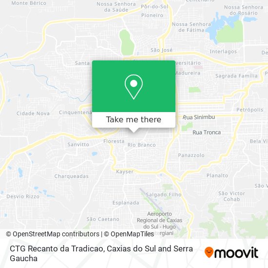 CTG Recanto da Tradicao map