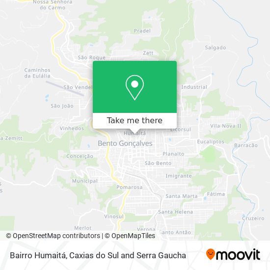 Bairro Humaitá map