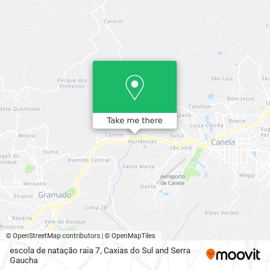 escola de natação raia 7 map