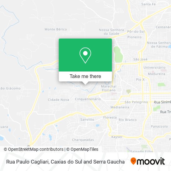 Rua Paulo Cagliari map