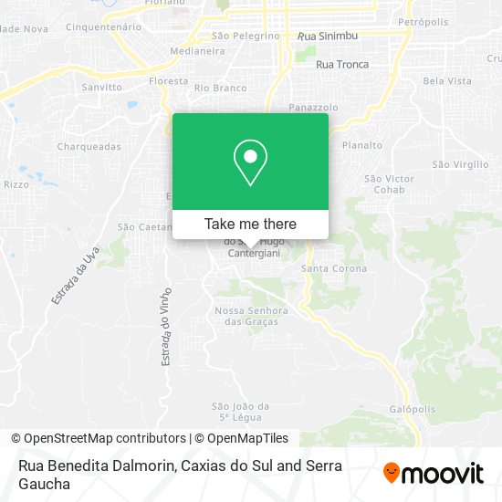 Rua Benedita Dalmorin map