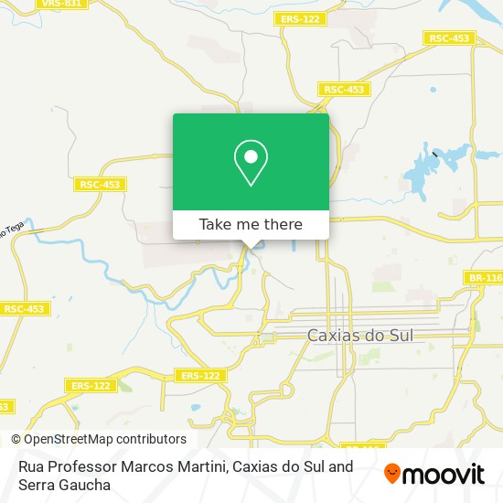 Rua Professor Marcos Martini map