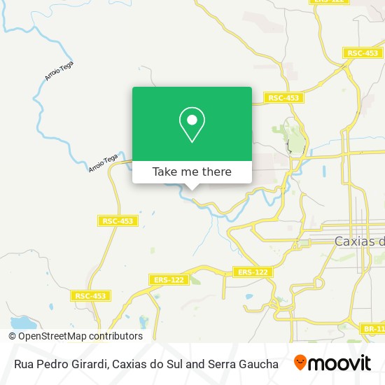 Rua Pedro Girardi map