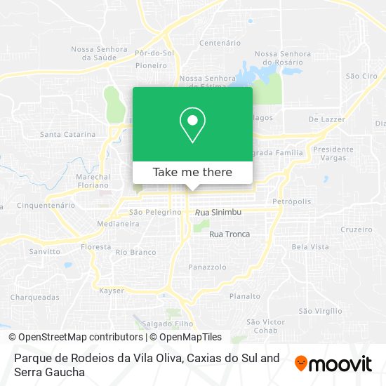 Parque de Rodeios da Vila Oliva map