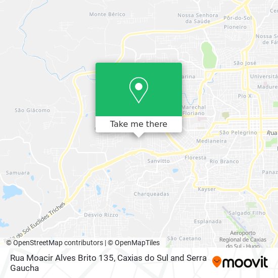 Rua Moacir Alves Brito 135 map