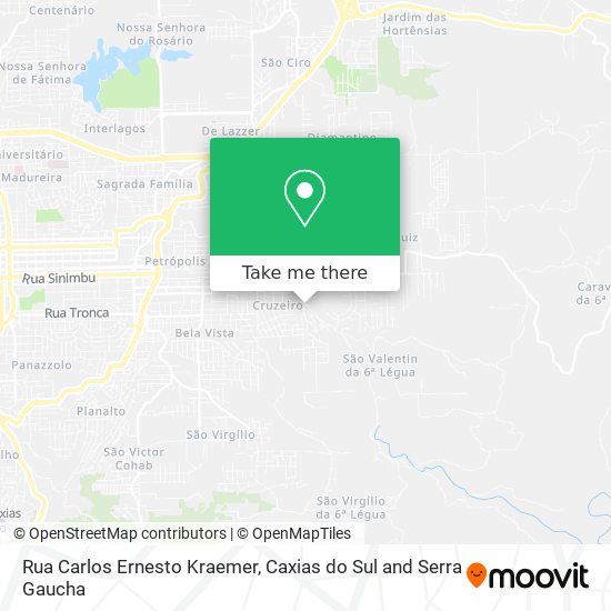 Rua Carlos Ernesto Kraemer map