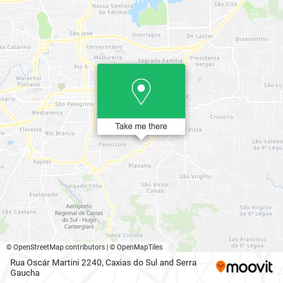 Rua Oscár Martini 2240 map