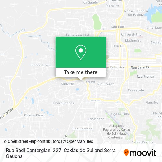 Rua Sadi Cantergiani 227 map