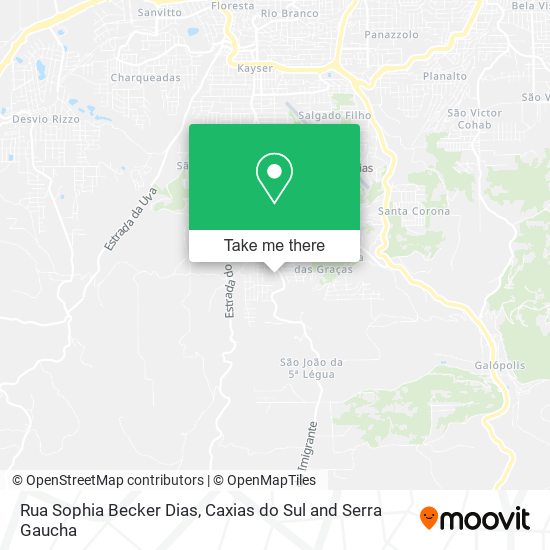 Rua Sophia Becker Dias map