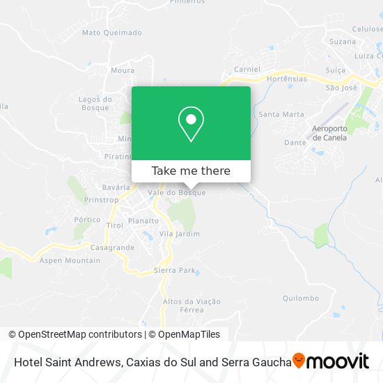 Hotel Saint Andrews map