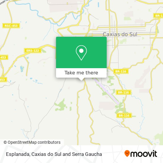 Esplanada map