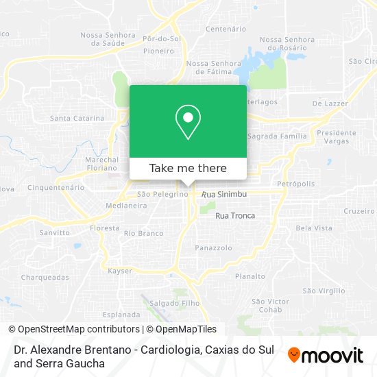 Mapa Dr. Alexandre Brentano - Cardiologia