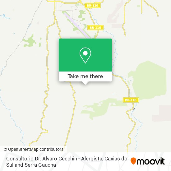 Consultório Dr. Álvaro Cecchin - Alergista map