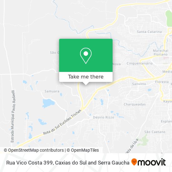 Mapa Rua Vico Costa 399