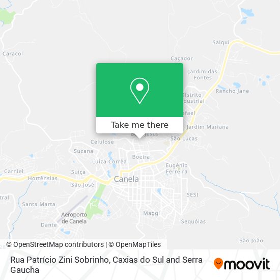 Rua Patrício Zini Sobrinho map