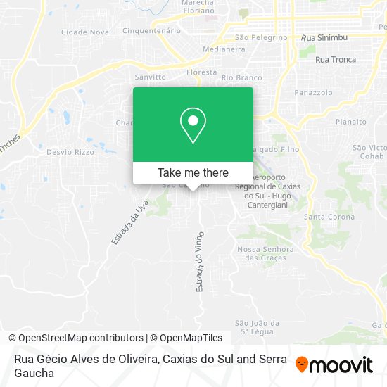 Rua Gécio Alves de Oliveira map