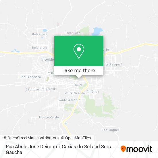Rua Abele José Deimomi map