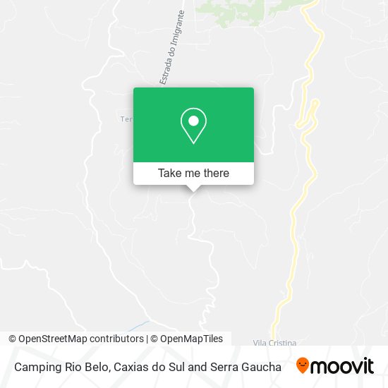 Camping Rio Belo map