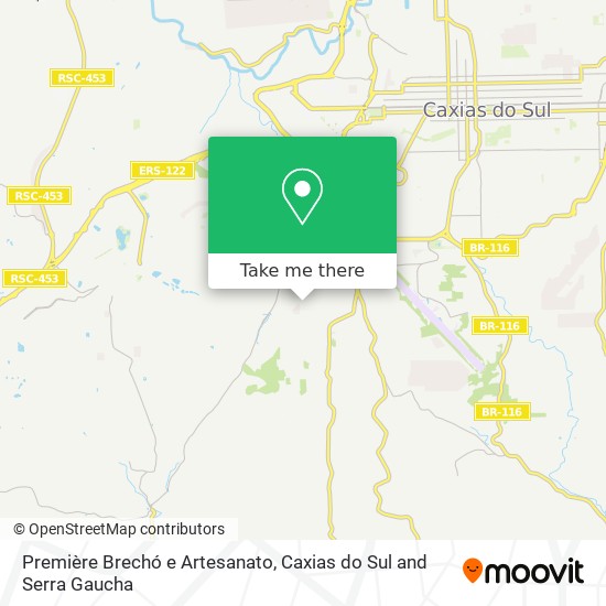 Première Brechó e Artesanato map