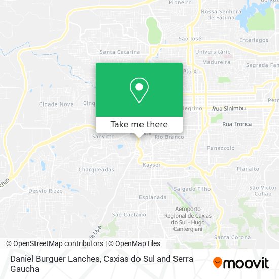 Daniel Burguer Lanches map