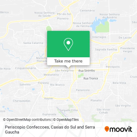 Periscopio Confeccoes map